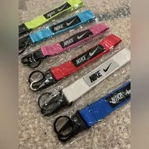 Nike Accessories 6 Six Pieces Brand New Nike Wrist Lanyard Keys Keychain Blue Pink Yellow Red Poshmark